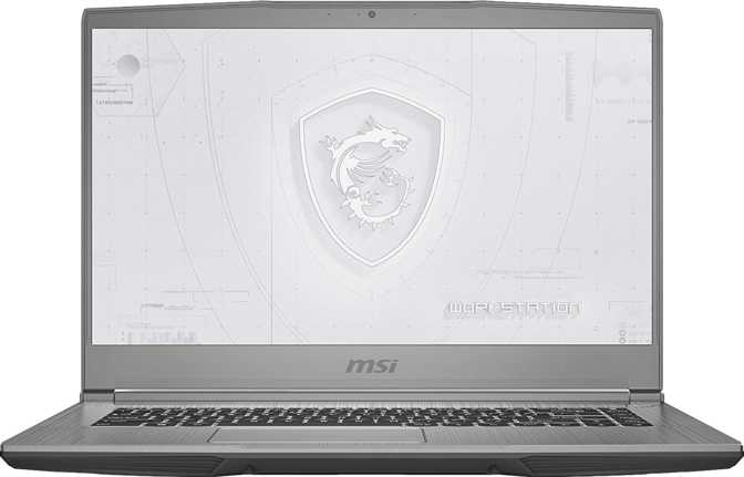 MSI WF65 10TI-444 15.6" FHD Intel Core i7-10750H 2.6GHz / Nvidia Quadro T1000 / 16GB RAM / 512GB SSD