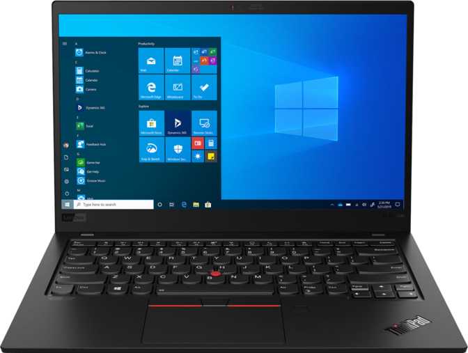 Lenovo ThinkPad X1 Carbon (8th Gen) 14" Intel Core i5-10210U 1.6GHz / 8GB RAM / 256GB SSD