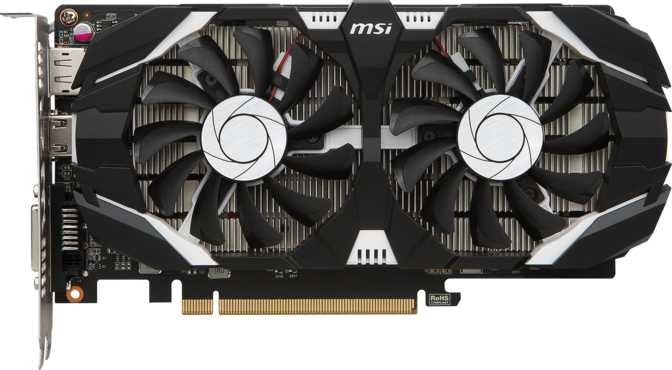 MSI GeForce GTX 1050 2GT OC