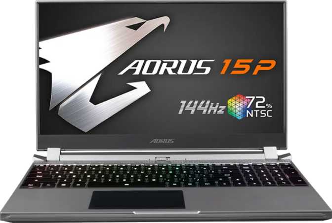 Gigabyte Aorus 15P 15.6" Intel Core i7-10750H 2.6GHz / Nvidia GeForce RTX 2070 Max-Q Laptop / 16GB RAM / 512GB SSD