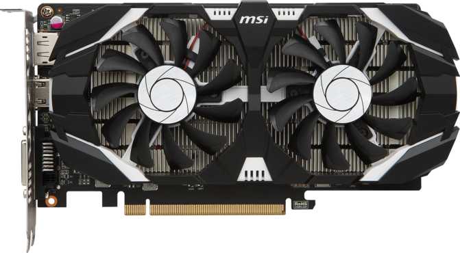 MSI GeForce GTX 1050 Ti OC 4GT