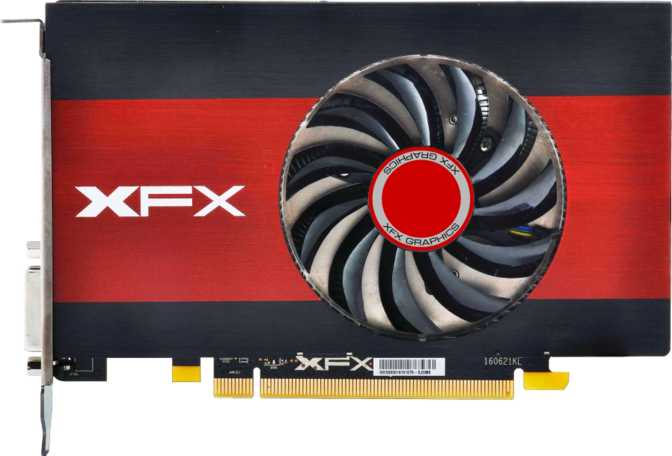 XFX Radeon RX 550 Slim Single Slot 4GB