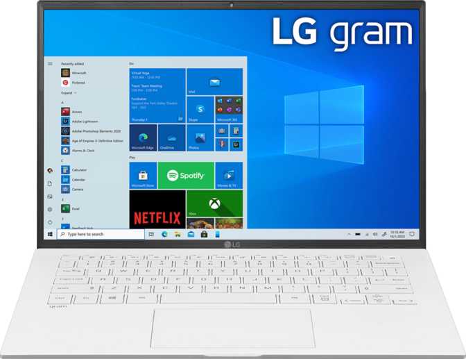 LG Gram 14 (14Z90P) Intel Core i5-1135G7 2.4GHz / 8GB RAM / 256GB SSD