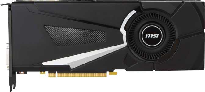 MSI GeForce GTX 1080 Aero