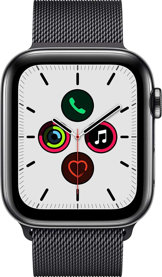 Apple Watch Series 5 GPS + Cellular Stainless Steel Case 44mm