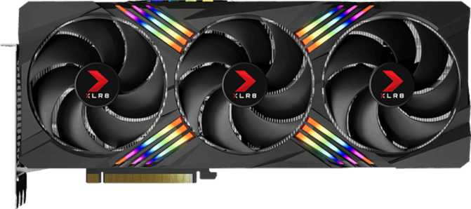 PNY XLR8 GeForce RTX 4080 Gaming Verto Epic-X RGB Triple Fan 12GB