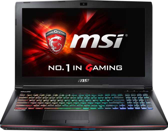 MSI GE62VR 6RF Apache Pro 15.6" Intel Core i7-6700HQ 2.6GHz / 16GB / 256GB