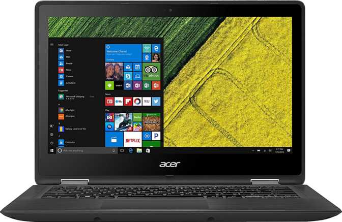 Acer Spin 5 13.3" Intel Core i3-7100U / 2.4GHz / 4GB /128GB SSD