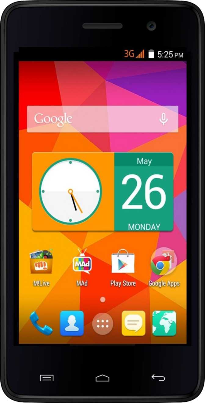 Сравнение MyPhone Uno (Android One) и Micromax Q372 Unite 3: что лучше?